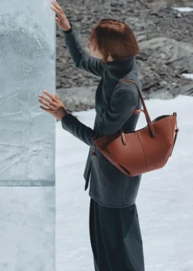 Cyme Mini Edition Textured Cognac