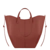 Cyme Tote Edition met textuur in terracotta