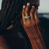 Eroz-ring, Edition Duo, palladium met 24-karaats goudlaag