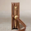 Kayé-kaarthouder Edition Textured Duo Camel