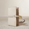 Kayé-kaarthouder Edition Textured Duo Chalk
