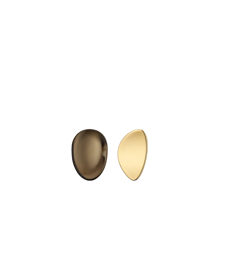 Naé oorknopjes, editie gerookt glas