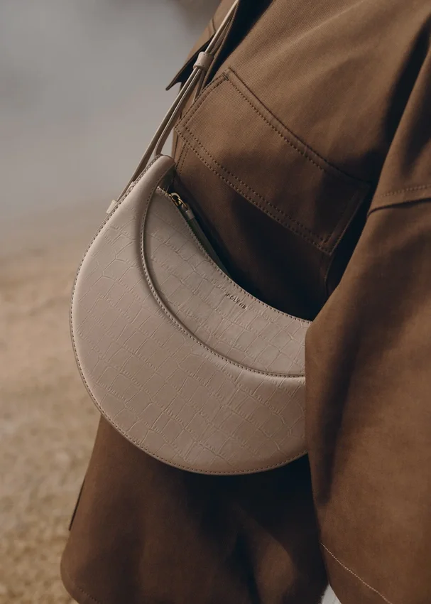 Numéro Dix Edition Krokodillenleer Nubuck Taupe