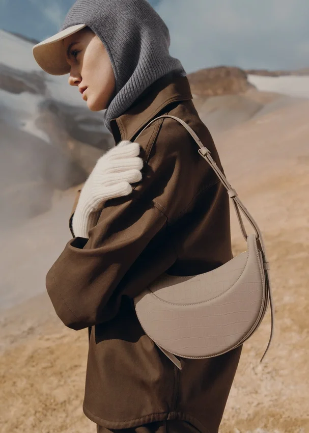 Numéro Dix Edition Krokodillenleer Nubuck Taupe