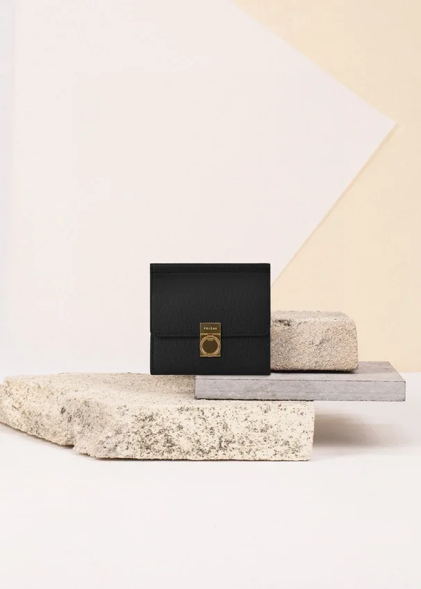 Numéro Sept Portemonnee Edition Textured Black