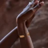 Éole-armband, 24-karaats verguld