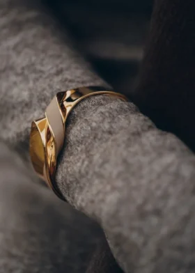 Éole-armband, editie taupe leer