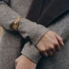 Éole-armband, editie taupe leer