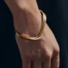 Éole-armband, verguld