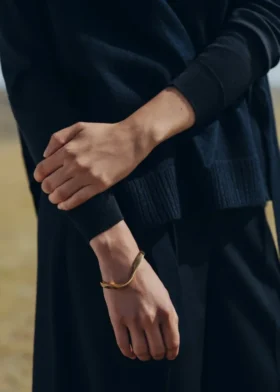 Éole-armband, verguld