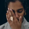 Éole Draped Ring Edition 24-karaats verguld