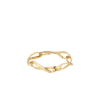 Éole-kettingarmband, uitvoering met karaatgoudvergulding