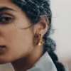 Éole-oorbellen, 24-karaats verguld