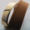 Ormé-armband, vergulde editie met kamelenleer